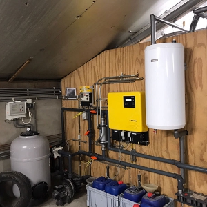 Warmtepomp installatie bijgebouw Nijkerk